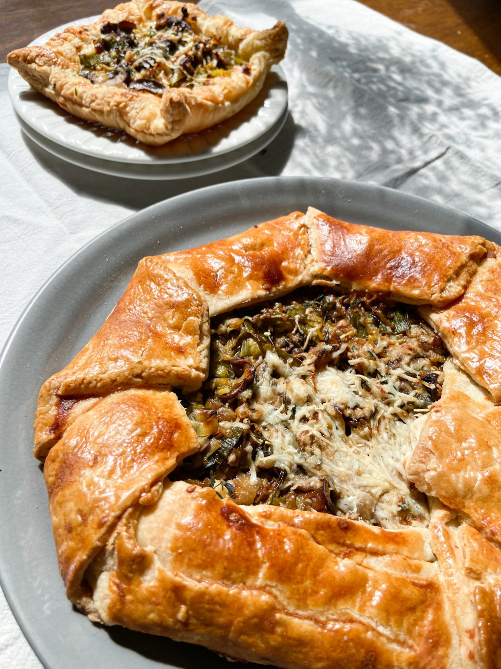 Mushroom & Leek Galette/Puff&nbsp;Pastry